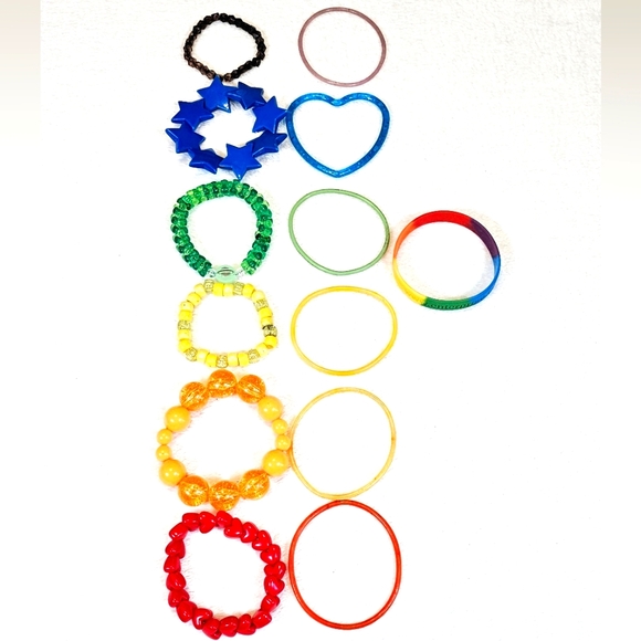 Bundle of 13 Bracelets - Rainbow Set - Picture 3 of 9